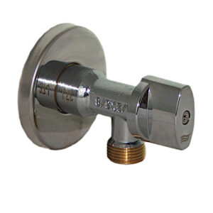 Zawór chromowany 1/2″x3/8″ kątowy Smart DN15